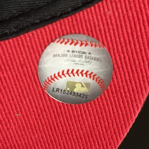Cincinnati Reds '47 Brand Adult Adjustable MLB Black Red Cap Hat - Picture 6 of 10